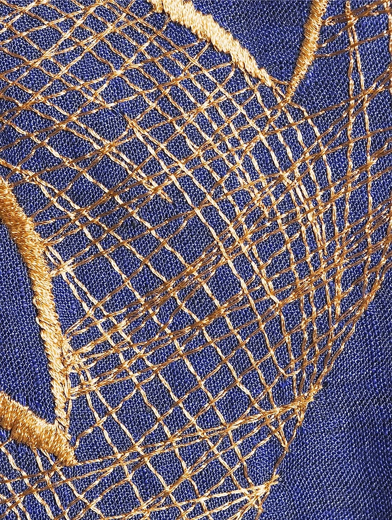Embroidered Linen Shirt