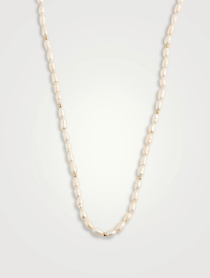 Ovalette Pearl Necklace