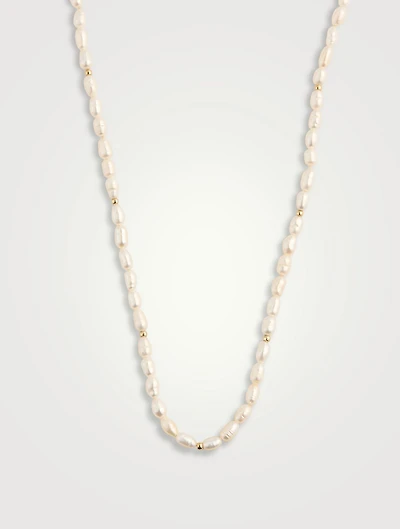 Ovalette Pearl Necklace