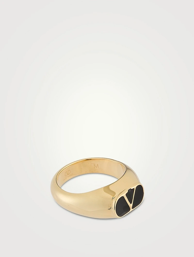 Ovalette VLogo Ring