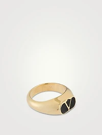 Ovalette VLogo Ring