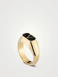 Ovalette VLogo Ring