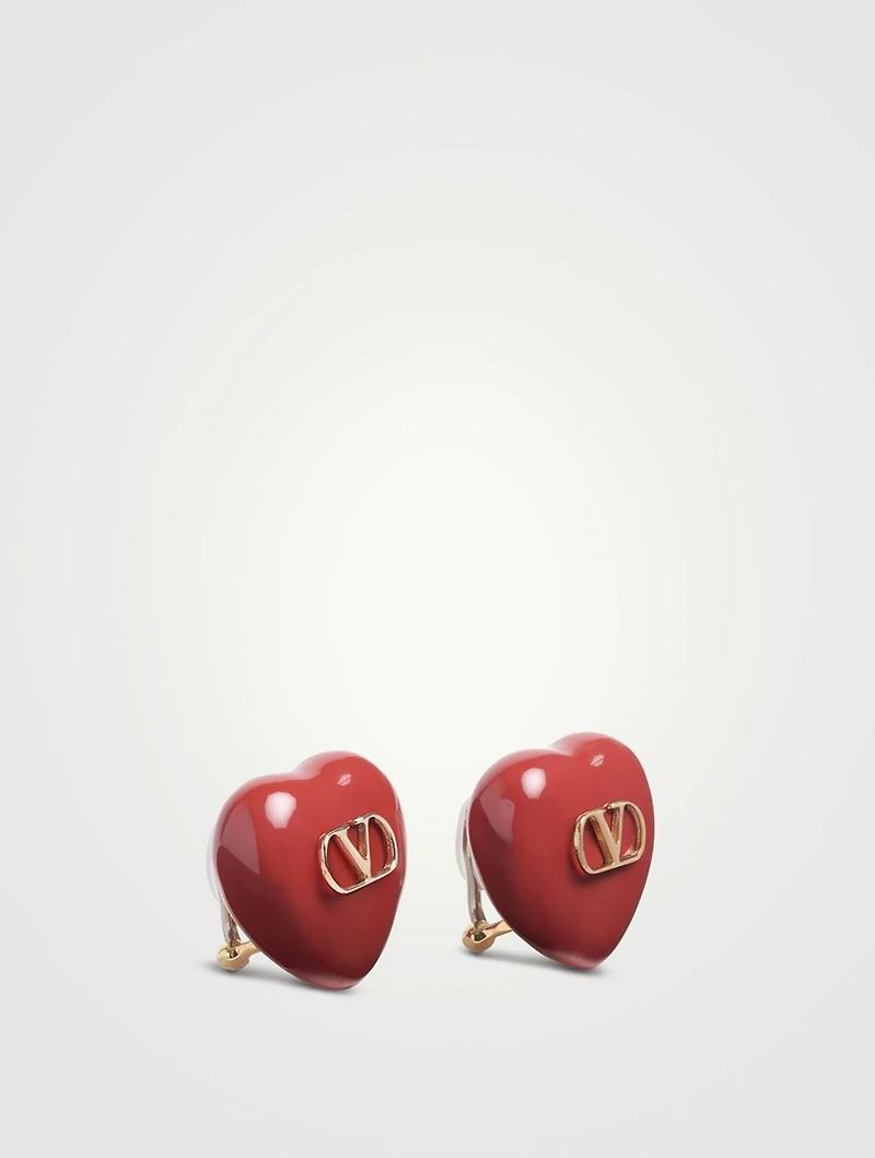Coeur Royal Clip-On Earrings