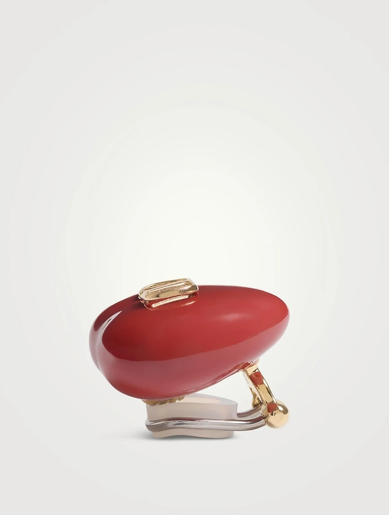 Coeur Royal Clip-On Earrings