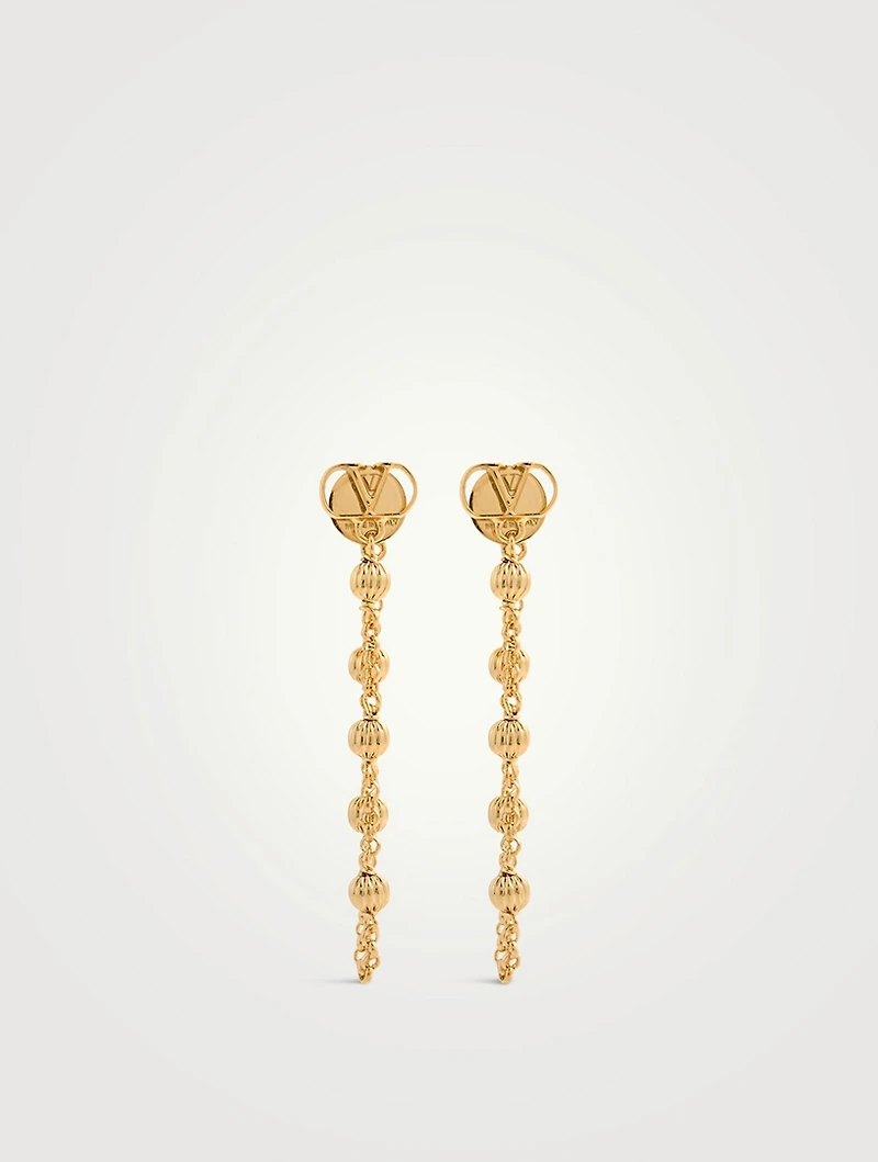 VLogo Chain Earrings