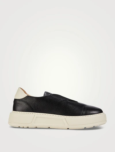 Veronica Leather Platform Sneakers