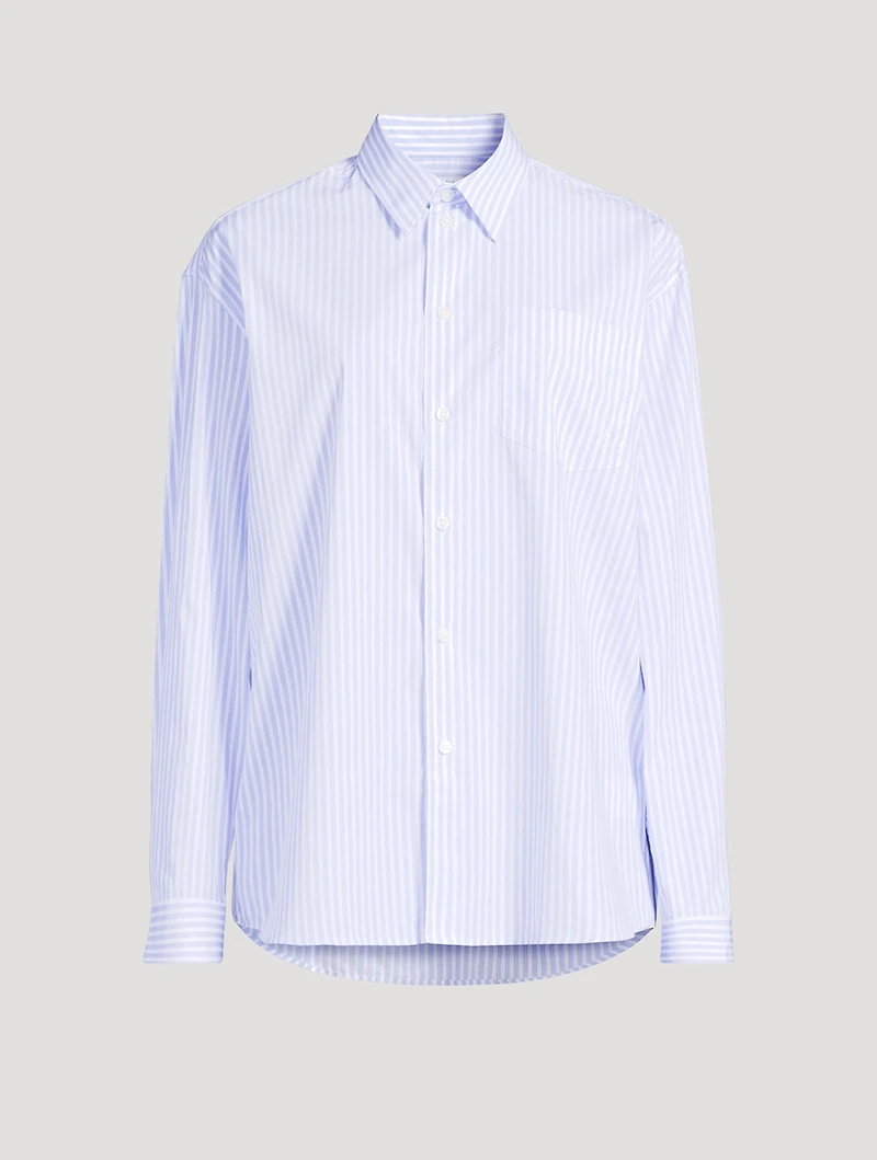 SRC Oversized Shirt Stripe Print
