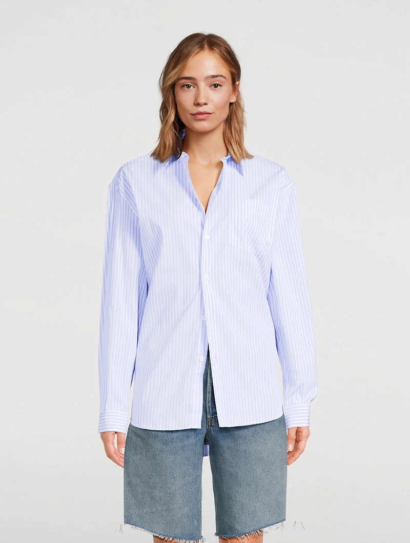 SRC Oversized Shirt Stripe Print