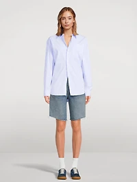 SRC Oversized Shirt Stripe Print