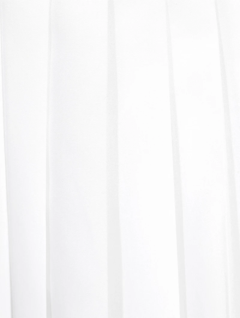 Serif Logo Pleated Tennis Skirt