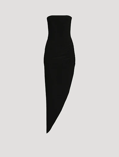 Strapless Draped Gown