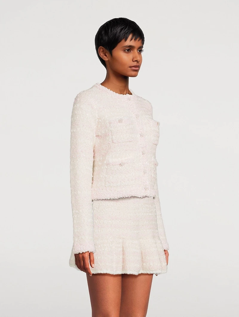 Blanca Bouclé Cardigan