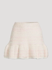 Velman Bouclé Mini Skirt