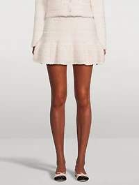 Velman Bouclé Mini Skirt