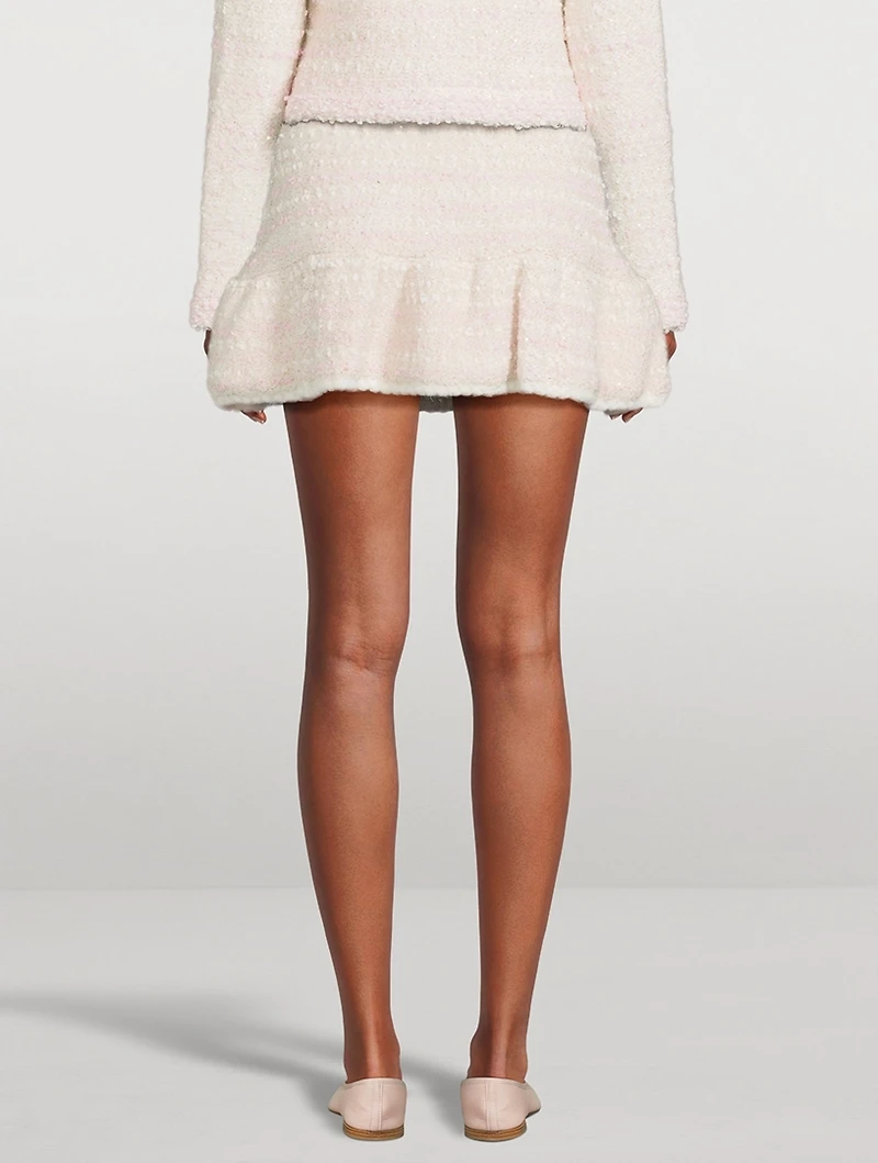 Velman Bouclé Mini Skirt