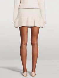 Velman Bouclé Mini Skirt