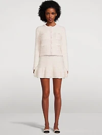 Velman Bouclé Mini Skirt