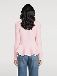 Morrow Double-Breasted Bouclé Blazer