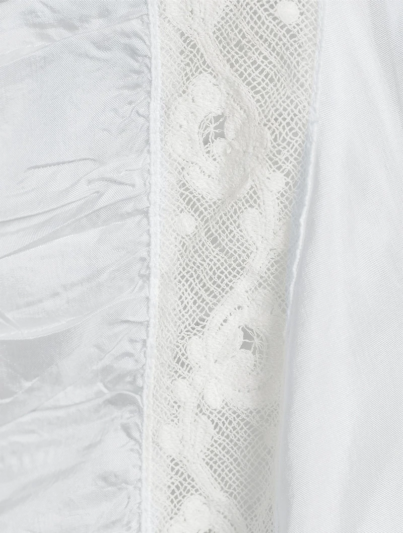 Jacque Lace-Trimmed Blouse