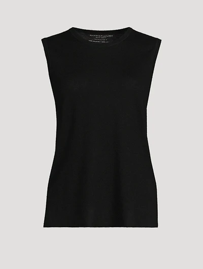 Cashmere Sleeveless T-Shirt