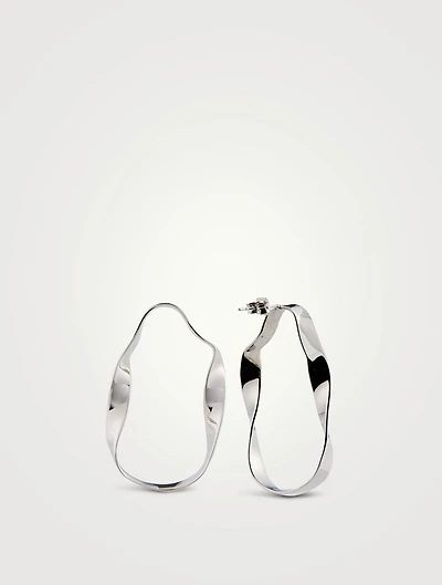 Abstract Oval Earrings