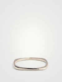 Slim Squared Bangle Bracelet