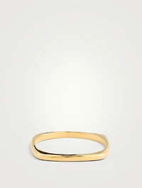 Thick Squared Bangle Bracelet