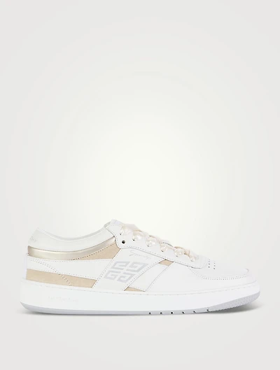 G Move Leather And Suede Sneakers
