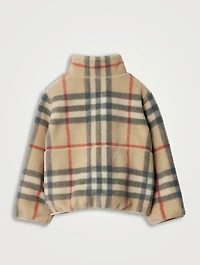 Check Fleece Jacket