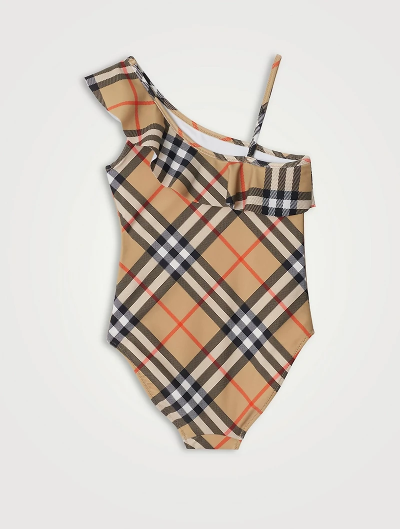 Check One-Piece Swimsuit