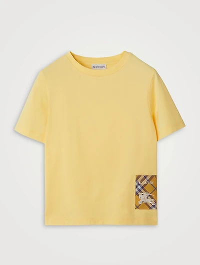 Check Patch T-Shirt