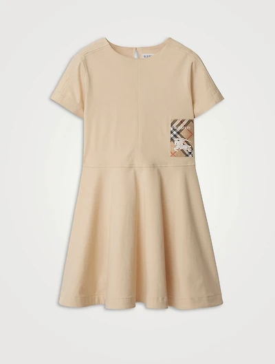 Logo Patch Short-Sleeve Dress