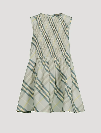 Check Sleeveless Dress
