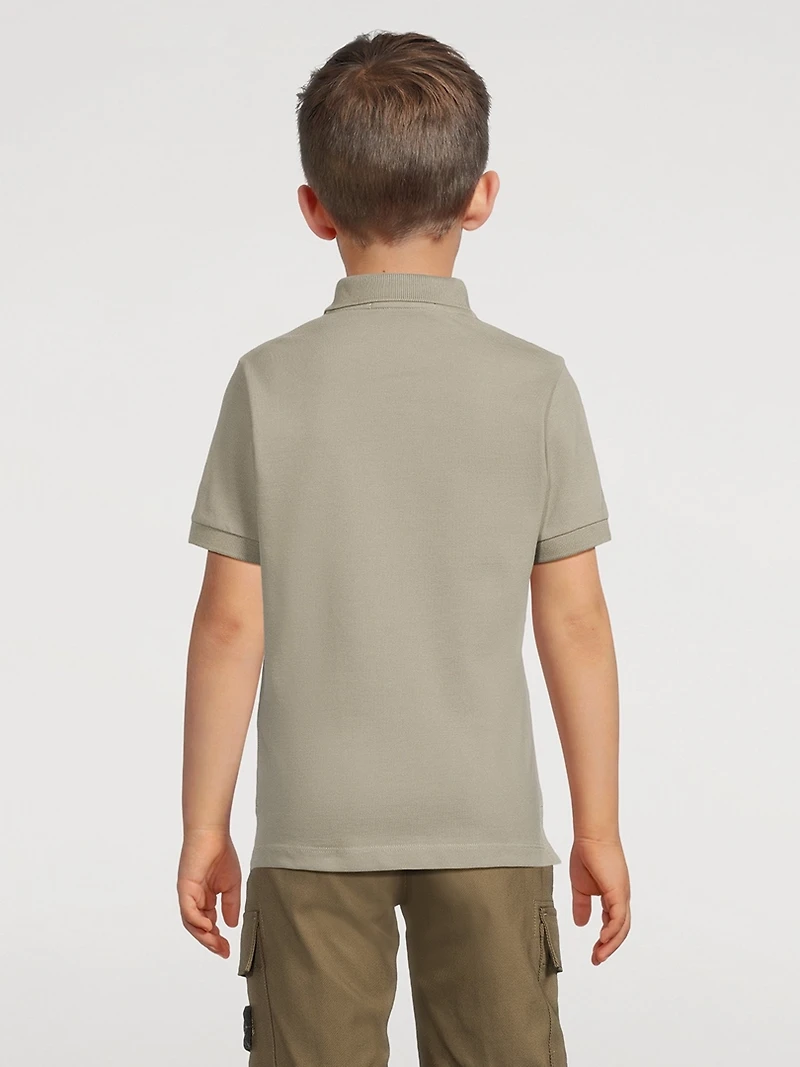 Stretch Cotton Polo Shirt