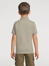 Stretch Cotton Polo Shirt