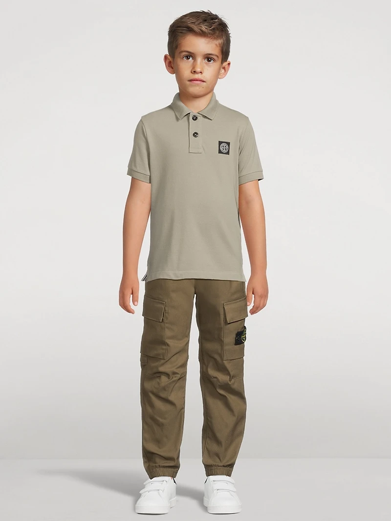 Stretch Cotton Polo Shirt