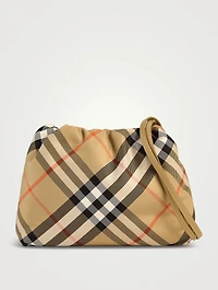 Check Crossbody Pouch
