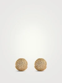 Baby Ball Pavé Earrings