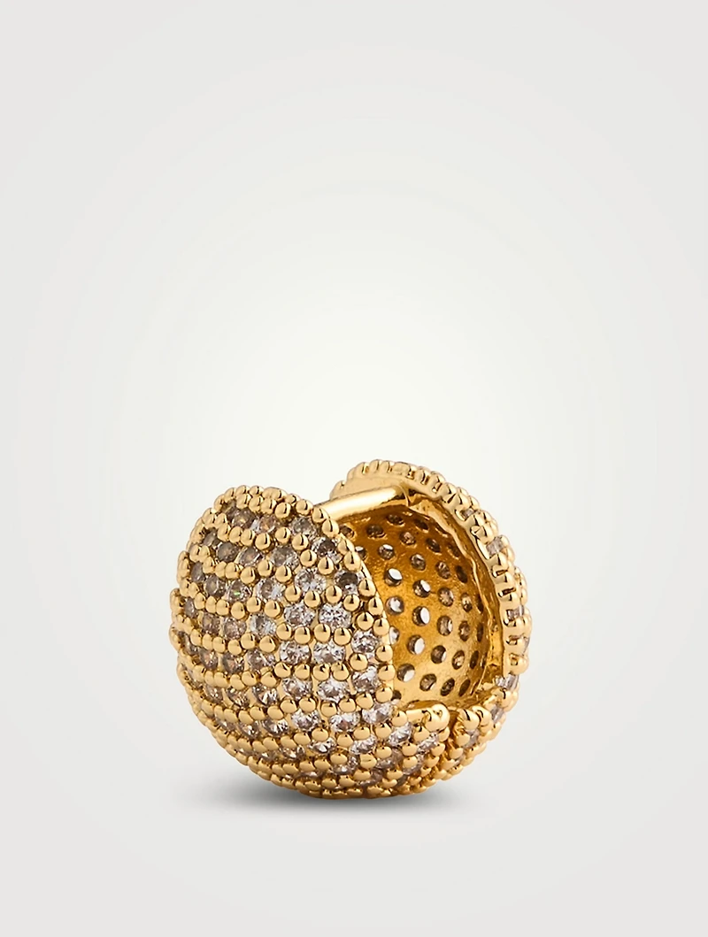 Baby Ball Pavé Earrings