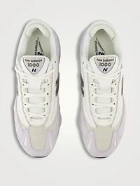 1000 Suede And Mesh Sneakers