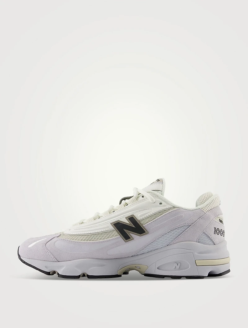 1000 Suede And Mesh Sneakers