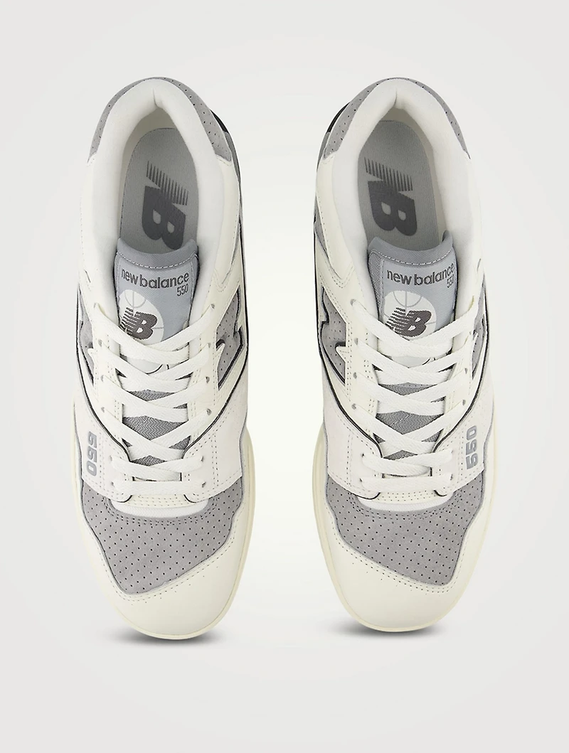 550 Leather And Suede Sneakers