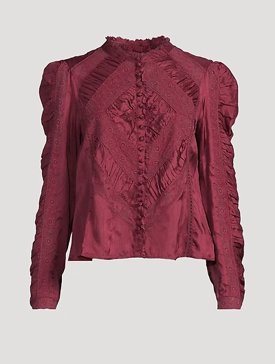 Isaline Puff-Sleeve Blouse