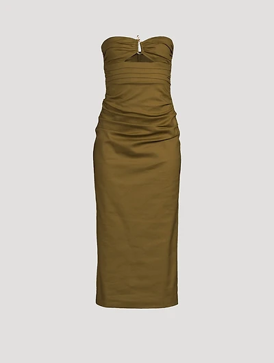 Lani Strapless Midi Dress