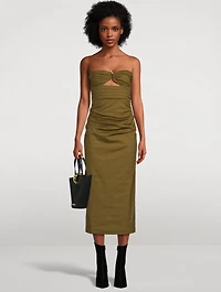 Lani Strapless Midi Dress