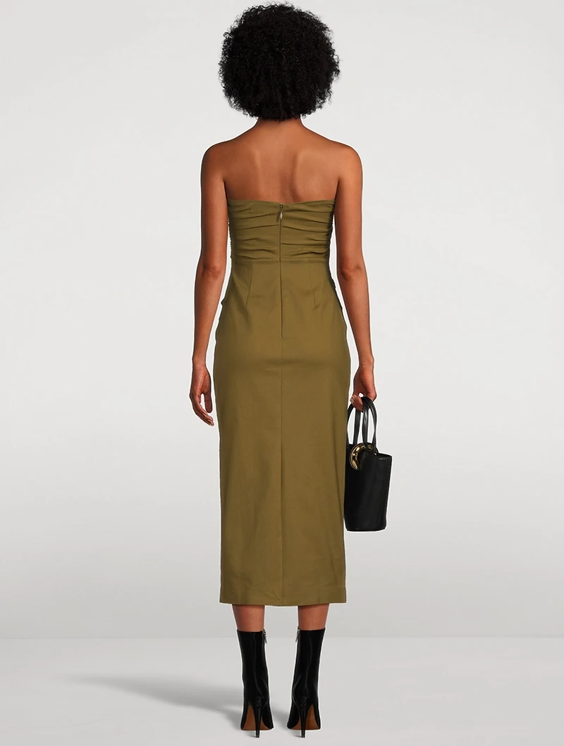 Lani Strapless Midi Dress