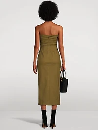 Lani Strapless Midi Dress