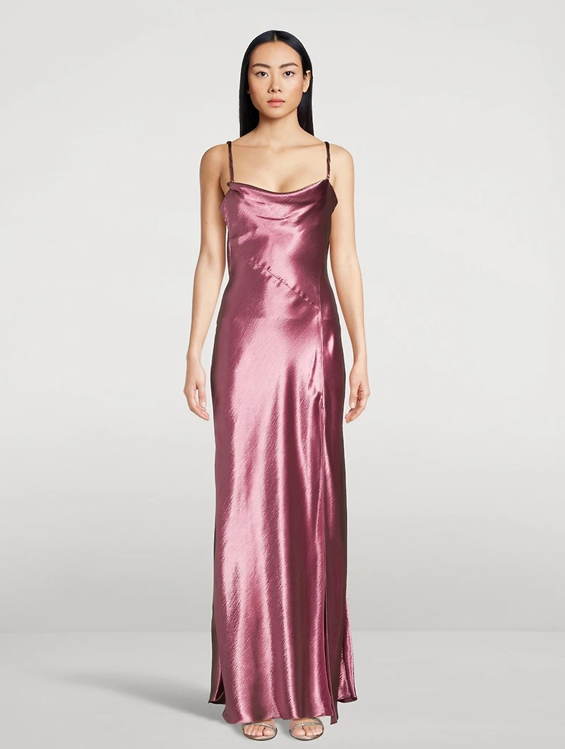 Nadine Satin Slip Dress