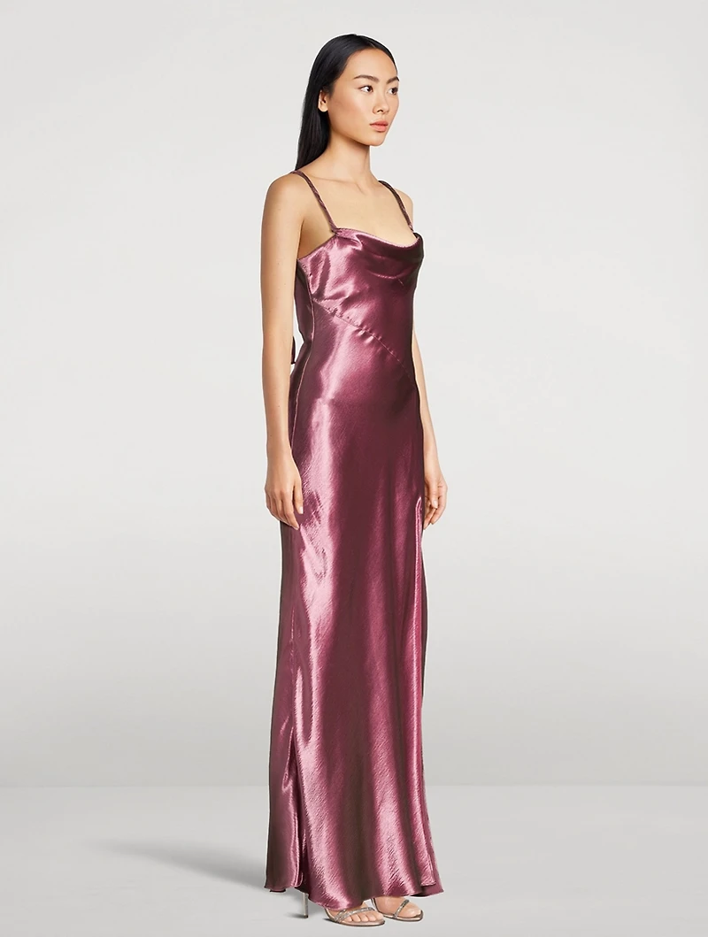 Nadine Satin Slip Dress