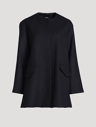 Cape-Back Coat